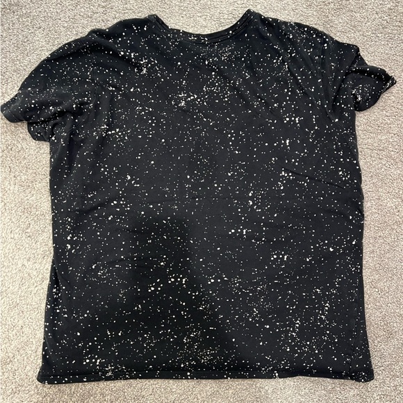 Nike Black White Speckled T-Shirt Size large - Picture 2 of 3